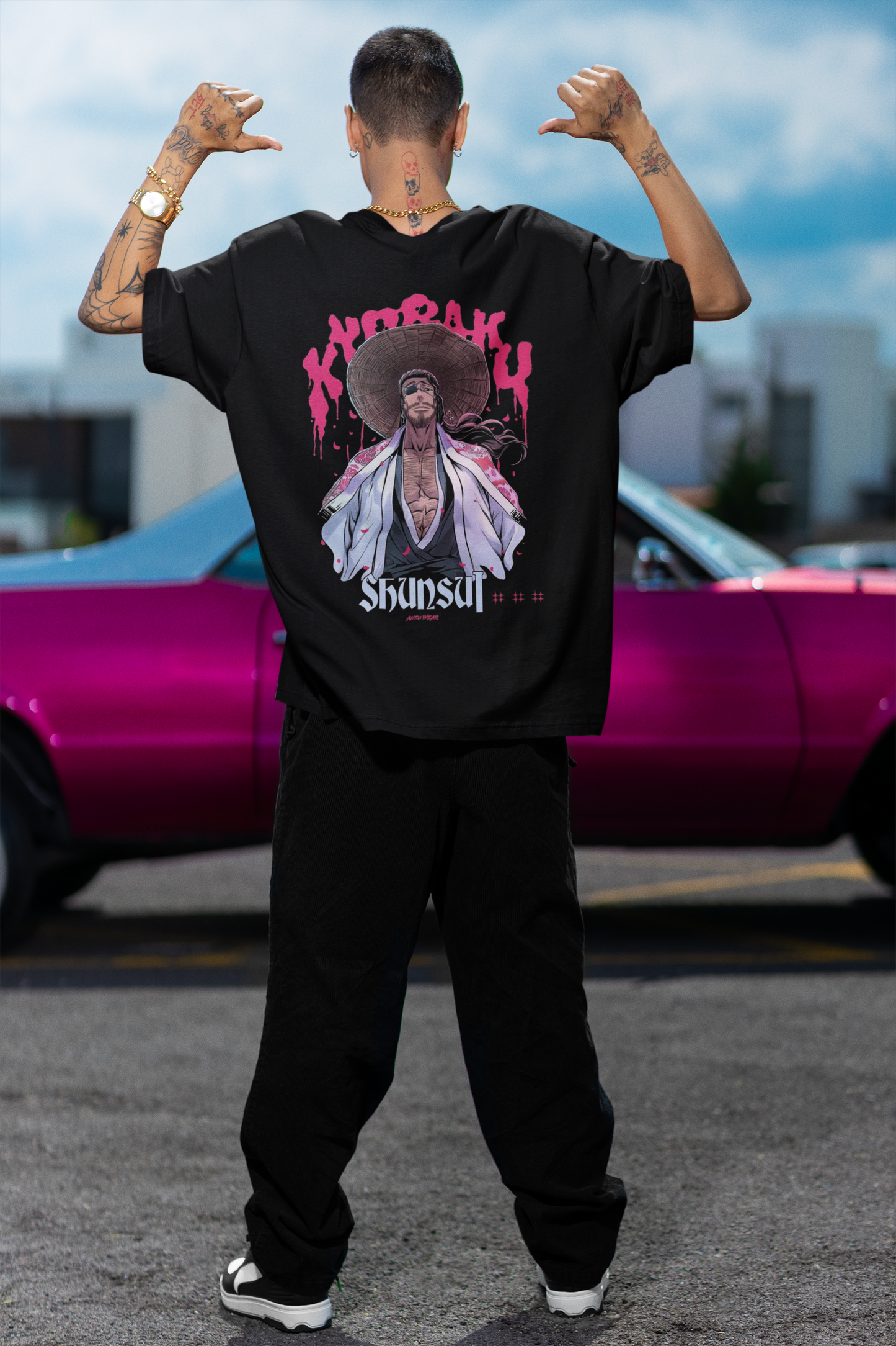 Captain Kyoraku Mode T-Shirt | Bleach-Inspired Streetwear