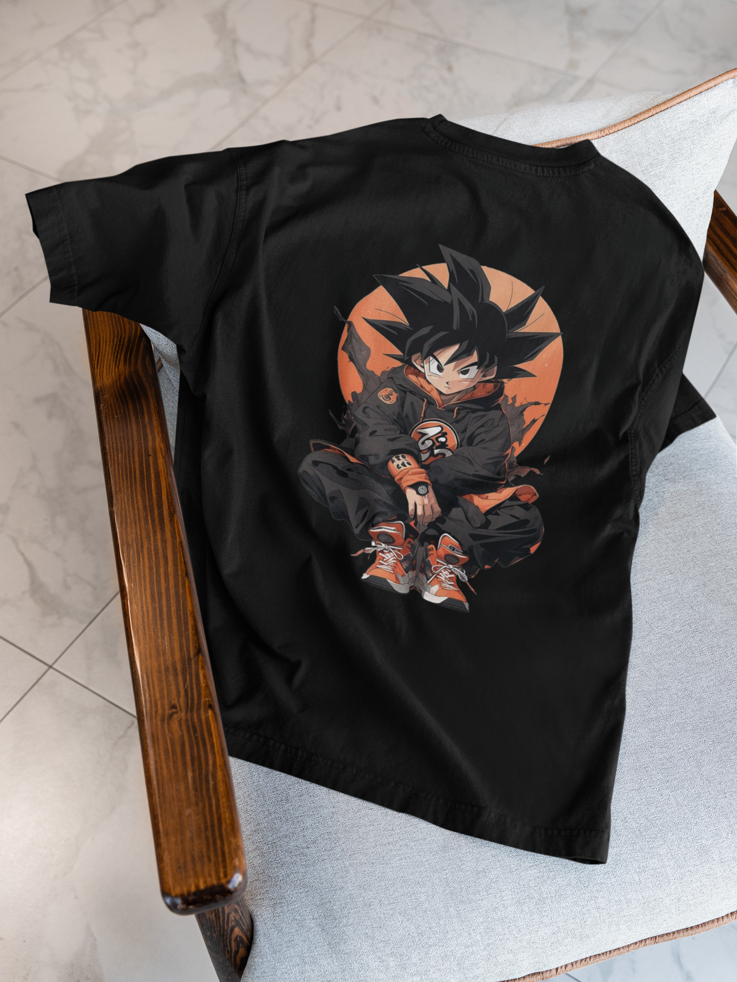 Goku Saiyan Rush Oversized T-Shirt | Dragon Ball Streetwear