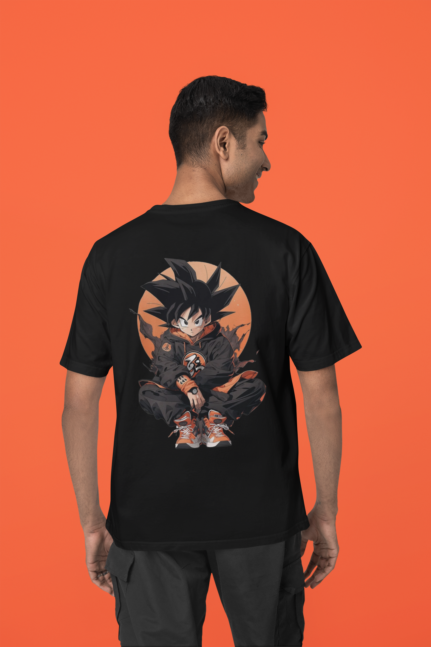Goku Saiyan Rush Oversized T-Shirt | Dragon Ball Streetwear